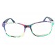 Lunettes Loupes Art Pop Bleu vert et Rose Dioptrie +1 Lunettes Loupes New Time