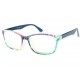 Lunettes Loupes Art Pop Bleu vert et Rose Dioptrie +1 Lunettes Loupes New Time