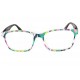 Lunettes Loupes Art Pop Noir, Vert et Rose Dioptrie +1 Lunettes Loupes New Time