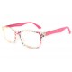 Lunettes Loupes Art Pop Rose, Fuchsia et Blanc Dioptrie+1 Lunettes Loupes New Time