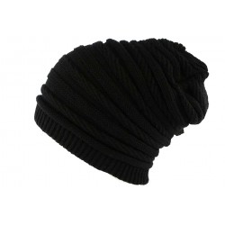 Bonnet Rasta Oversize Noir Jack Nyls Creation BONNETS Nyls Création