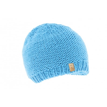 Bonnet Enfant Bleu Clair en Laine R Mountain ANCIENNES COLLECTIONS divers