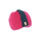 Bonnet Enfant Fuchsia et Bleu en laine R Mountain ANCIENNES COLLECTIONS divers