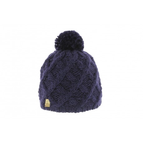 Bonnet Enfant Bleu Marine Losange RMountain ANCIENNES COLLECTIONS divers