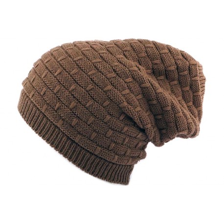 Bonnet Rasta Nyls Création Marron BONNETS Nyls Création