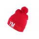 Bonnet YMCMB Rouge avec Pompon ANCIENNES COLLECTIONS divers