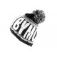 Bonnet YMCMB Noir, Blanc et Gris avec pompon ANCIENNES COLLECTIONS divers