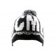 Bonnet YMCMB Noir, Blanc et Gris avec pompon ANCIENNES COLLECTIONS divers