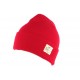 Bonnet Rouge JBB Couture avec revers BONNETS JBB COUTURE