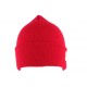 Bonnet Rouge JBB Couture avec revers BONNETS JBB COUTURE