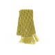 Echarpe Verte Laine Tricot losanges et franges ANCIENNES COLLECTIONS divers