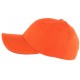 Casquette Baseball Orange CASQUETTES Nyls Création