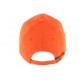 Casquette Baseball Orange CASQUETTES Nyls Création