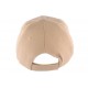 Casquette Baseball Marron Clair CASQUETTES Nyls Création