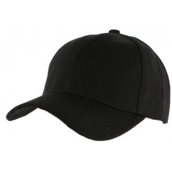 Casquette Baseball Noire CASQUETTES Nyls Création