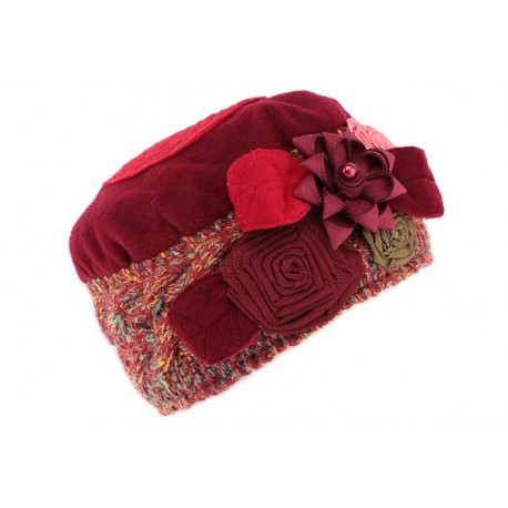 Toque Femme Rouge Nalta Laine bouillie Leon Montane ANCIENNES COLLECTIONS divers