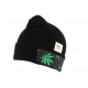 Bonnet Noir Feuille Verte JBB Couture ANCIENNES COLLECTIONS divers