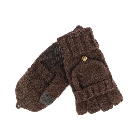 Gants et Moufle Coal en laine Marron The Mcneil Gants COAL