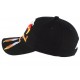 Casquette Biker Noire Tête d'Aigle USA et Plumes CASQUETTES divers