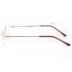 Lunettes de Lecture Classique Dorée Vita +1,5 Dioptrie Lunettes Loupes Loupea