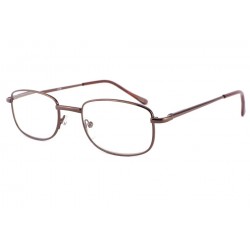 Lunette de lecture Métal Marron Vita +2 dioptries Lunettes Loupes Loupea