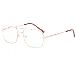 Lunette Loupe Homme Métal Doré Hugh +1,5 Dioptrie Lunettes Loupes Loupea