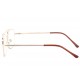 Lunette Loupe Homme Métal Doré Hugh +1,5 Dioptrie Lunettes Loupes Loupea