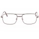 Lunettes de Lecture Homme Métal Marron Hugh +1,5 Dioptrie Lunettes Loupes Loupea