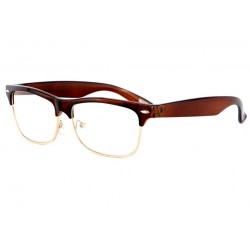 Lunettes de Lecture Vintage Klent Marron +1 Dioptrie Lunettes Loupes Loupea