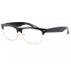 Lunettes de Lecture Vintage Klent Noir +1 Dioptrie Lunettes Loupes Loupea