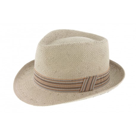 Chapeau en paille Jagger Gris Herman ANCIENNES COLLECTIONS divers