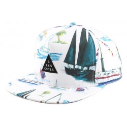 Casquette Crooks and Castles Paradise White CASQUETTES CROOKS & CASTLES