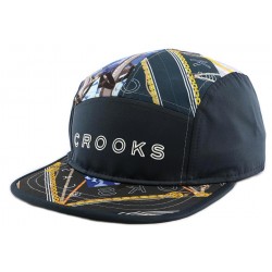 Casquette 5 Panel Crooks and Castles Mountaineer True Navy ANCIENNES COLLECTIONS divers