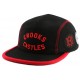 Casquette 5 Panel Crooks and Castles Players Club Rouge et Noire ANCIENNES COLLECTIONS divers