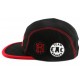 Casquette 5 Panel Crooks and Castles Players Club Rouge et Noire ANCIENNES COLLECTIONS divers