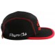 Casquette 5 Panel Crooks and Castles Players Club Rouge et Noire ANCIENNES COLLECTIONS divers
