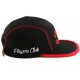 Casquette 5 Panel Crooks and Castles Players Club Rouge et Noire ANCIENNES COLLECTIONS divers