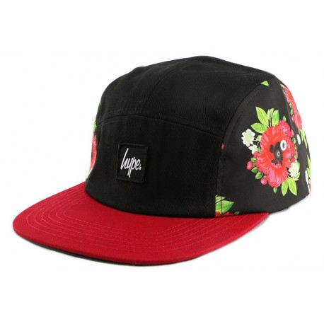 Casquette 5 Panel Hype Black Poppy ANCIENNES COLLECTIONS divers