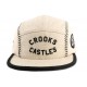 Casquette 5 Panel Crooks and Castles Players Ghost Beige ANCIENNES COLLECTIONS divers