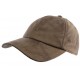 Casquette simili Cuir Gris Fumé Beaver Aussie Apparel CASQUETTES Aussie Apparel