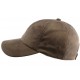 Casquette simili Cuir Gris Fumé Beaver Aussie Apparel CASQUETTES Aussie Apparel