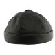 Bonnet docker cuir Noir Aussie Apparel BONNETS Aussie Apparel