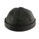 Bonnet docker cuir Noir Aussie Apparel BONNETS Aussie Apparel