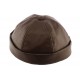 Bonnet docker Cuir Marron Aussie Apparel BONNETS Aussie Apparel