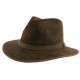 Chapeau Cuir Marron Flinder par Aussie Apparel CHAPEAUX Aussie Apparel