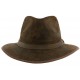 Chapeau Cuir Marron Flinder par Aussie Apparel CHAPEAUX Aussie Apparel