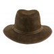 Chapeau Cuir Marron Flinder par Aussie Apparel CHAPEAUX Aussie Apparel