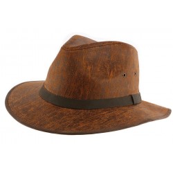 Chapeau Cuir Camel Flinder par Aussie Apparel CHAPEAUX Aussie Apparel