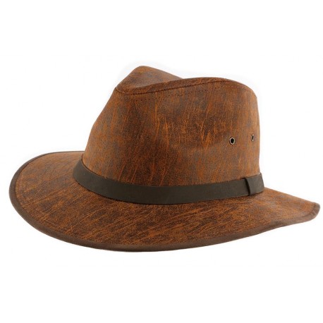 Chapeau Cuir Camel Flinder par Aussie Apparel CHAPEAUX Aussie Apparel