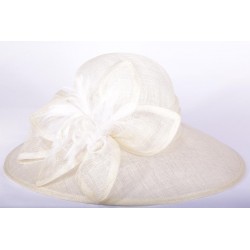 Chapeau cérémonie Lilly en sisal Ecru ANCIENNES COLLECTIONS divers